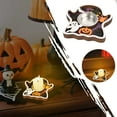 thumbnail image 2 of Base de Bougeoir en Bois pour Halloween pour Ambiance de Festival et Présentation Lumineuse sur Table, 2 of 4