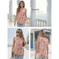 thumbnail image 4 of Mengpipi Womens Casual Tank Top Sleeveless Summer Shirts V-Neck Comfy Blouse for Work S-XL, 4 of 5