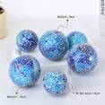 thumbnail image 5 of Uxcell 3-Pack Decorative Ball for Bowls, 2.4 Inch Mosaic Glass Balls Decorative Glass Orbs for Home Decor/Dining Tables [Blue White], 5 of 7