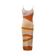 thumbnail image 3 of Bowake Robe Maxi Moulante en Tricot d'Été 2024 pour Femmes, Bretelles Spaghetti, Col Rond, Robe Chandail, 3 of 4