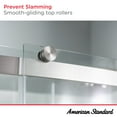 thumbnail image 6 of American Standard Am0085.4400 Aspirations 72" High X 58-1/2" Wide Bypass Frameless Shower, 6 of 7