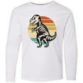 thumbnail image 3 of Inktastic Dinosaur Skeleton Halloween Long Sleeve Youth T-Shirt, 3 of 5