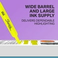 thumbnail image 4 of Sharpie Tank Style Highlighters, Chisel Tip, Fluorescent Yellow, Box of 36, 4 of 7