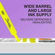 Sharpie Tank-Style Highlighters, Chisel Tip, Assorted, 4 Count
