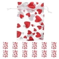 thumbnail image 1 of CIMAXIC Mariage 50 Pcs Sacs Cœur Rouges de la Saint-Valentin avec Cordon Pochettes à Bijoux pour Emballage de Cadeaux Cadeaux de Fête de Mariage Sacs à Bonbons Décoration de Festival,3.74"X2.76"X0.04 Pouces, 1 of 5