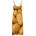 thumbnail image 4 of Potatoes Sleeveless Dress Long dresses dress korean women Women's dresses Dress, 4 of 5