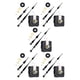 thumbnail image 3 of Movimiento de reloj Ounissouiy con accesorios de reloj Negro DIY Type2 NO2, 3 of 5