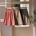 thumbnail image 6 of Zanarzt Girls Pants Toddler Kids Summer Cotton Linen Pants Boys Girls Casual Plaid Long Pant Beach Pants 3-4 Years,Coffee, 6 of 7