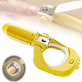thumbnail image 1 of Nail Clipper Portable Baby Nail Clippers With Led Light & Magnifier Folding Nail Clippers With Splatter Proof Case Folding Nail Trimmer Nail Clipper Gift For Baby/Infants/Adults,Yellow Nail Clipp, 1 of 9