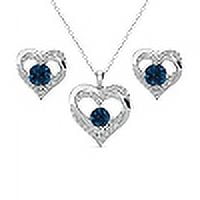 Cate & Chloe Forever December Birthstone 18k White Gold Plated Women Jewelry Set, Swarovski Crystals