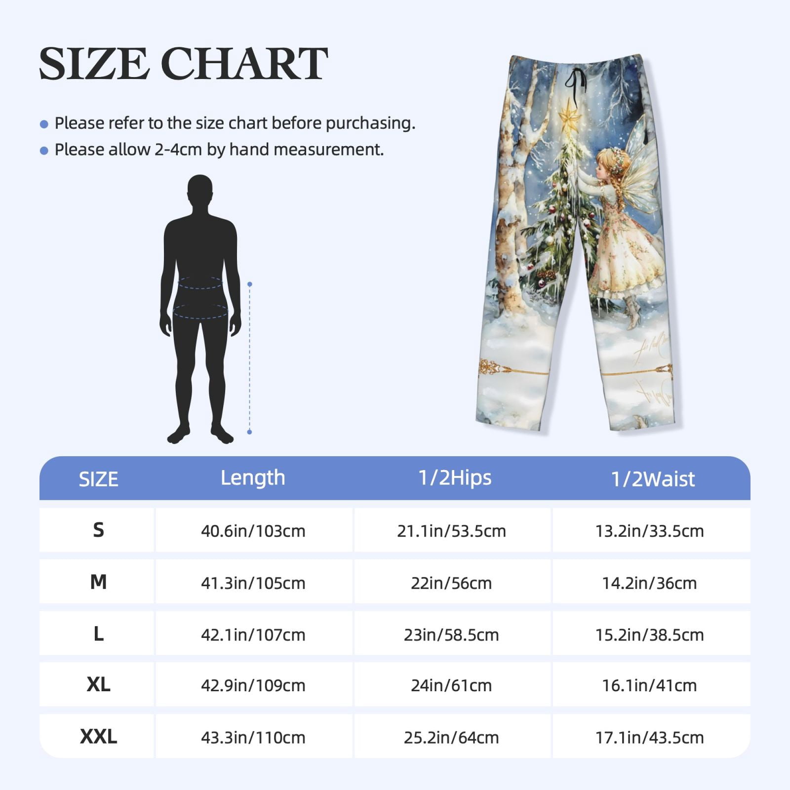 Christmas Dream Elf Mens Pajama Pants Bottoms with Pockets - Comfy Mens Pj Pants, Soft Men Lounge Pants