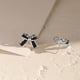 thumbnail image 5 of Pendientes de botón para mujer, de plata de ley 925, con cierre de oro, pendientes para mujer, regalos de San Valentín para ella, pendientes de corazón para mujer, joyería de moda, pendientes de San V, 5 of 5