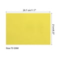 thumbnail image 2 of Uxcell 50 Feuilles Papier Copie Coloré pour Bureau Impression Formulaires d'Invitation Projets d'Art Jaune Citron 8.27 x 11.7 Pouces, 2 of 6