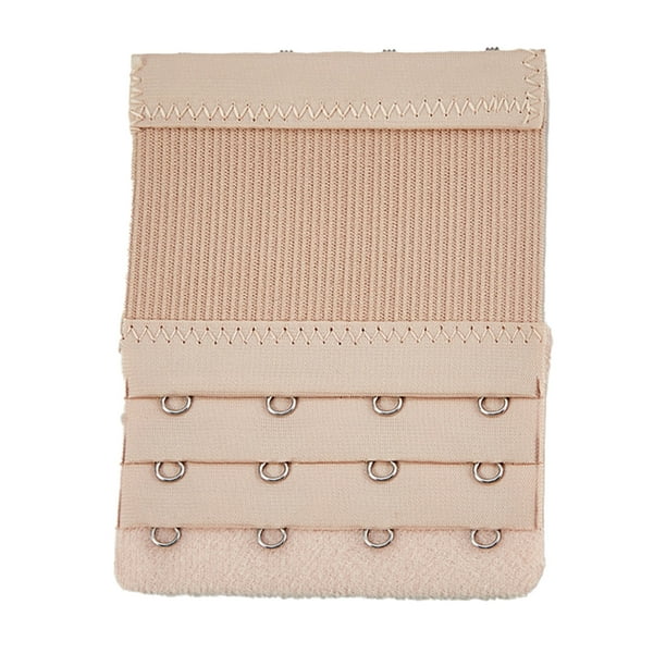 Qarigey Extensores de sujetador con correa de extensión, transpirables, 3 filas, 4 ganchos, sujetadores ajustables, accesorios, Clips, ropa interior de Accesorios de disfraces carne profunda Qarigey AP010605-04