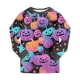 thumbnail image 6 of Gerichy Toddlers Pajamas Sets Halloween Boys Girls Sleepwear Pumpkin Graphic PJS Clothes Set 2T-9T, 6 of 7
