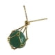 thumbnail image 2 of Collar con colgante de gota de piedra Adorno de decoración Elegantes y delicados en alambre para Acción de Gracias Día de San Valentín Verde, 2 of 9