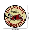 thumbnail image 4 of Placa Metal Vintage Gilmore Gasolina Pintura Redonda Hierro Arte La Pared 30x30cm, 4 of 9