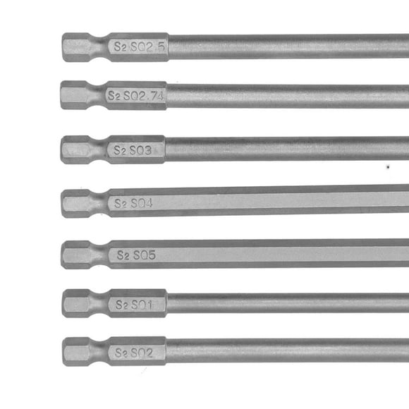 Square Screwdriver Bit, Screwdriver Bit, 150mm Square High Strength  Vanadium Steel for Industry Home Tool Hardware