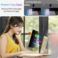 thumbnail image 5 of ouhos Magnetic Privacy Screen for Macbook Air 13.6/13 Inch (2022-2026, M2, M3, M4, M5), Removable Matte Anti Glare Blue Light Protector Private Security Filter for 13.6" Mac Laptop Computer, 5 of 7