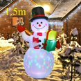 thumbnail image 1 of Christmas Inflatable Style Decoration Built-in LED Lights Inflatable Model Outdoor Ornament Xmas Party New Year Garden Decor, 1 of 5