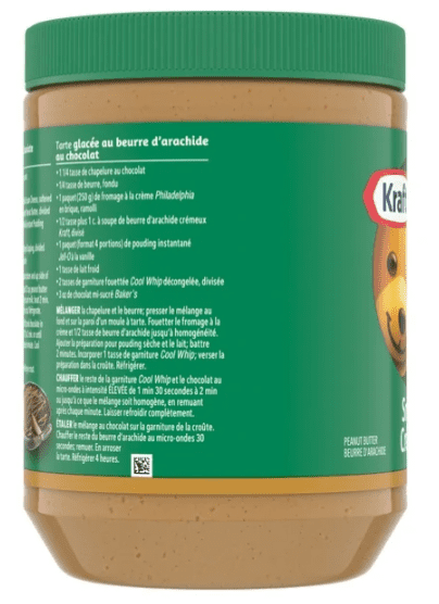 Kraft Smooth Peanut Butter, 2kg (4 Pack)
