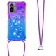thumbnail image 3 of Funda para Xiaomi Redmi Note 10S 4G/Note 10 4G Brillantina Líquida Divertida Reluciente y con Cristales en Movimiento Cuerpo Cruzado con Cordón Ajustable, 3 of 5
