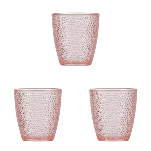 Zhuke Unbreakable Acrylic Glass Set - 8oz Transparent Cups for Hot/Cold Drinks - Stackable Fall-Proof Tumblers for Kitchen, Bar & Outdoor Use
