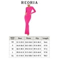 thumbnail image 7 of REORIA Women Long Sleeve Bodycon Dress Sexy Crew Neck Ribbed Basic Maxi Dresses Slim Fit, 7 of 7