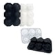 thumbnail image 1 of Bandejas para cubitos de hielo, moldes para bandejas de hielo para hacer varias formas de hielo para whisky, reutilizables, paquete de 2, 1 of 6