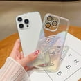 thumbnail image 4 of iPhone 14 Butterfly Case, Flexible Cute 3D Butterfly Gradient Quicksand Soft Silicone Glitter Clear Women Girls Shockproof Protect Cover Case for iPhone 14, 4 of 8
