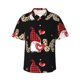 thumbnail image 1 of Balery Love Gnomes Camisas hawaianas de manga corta para hombre, camisas playeras de corte holgado, camisas de vacaciones con botones,X-Large, 1 of 7