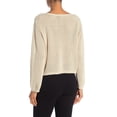 thumbnail image 2 of Women's Sweater Boat Neck Open-Stitch Pullover Knitted XL, 2 of 3