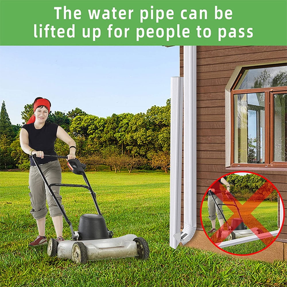 Gutter Downspout Extension Hinge Easy Installation DIY Gutter Hinge for