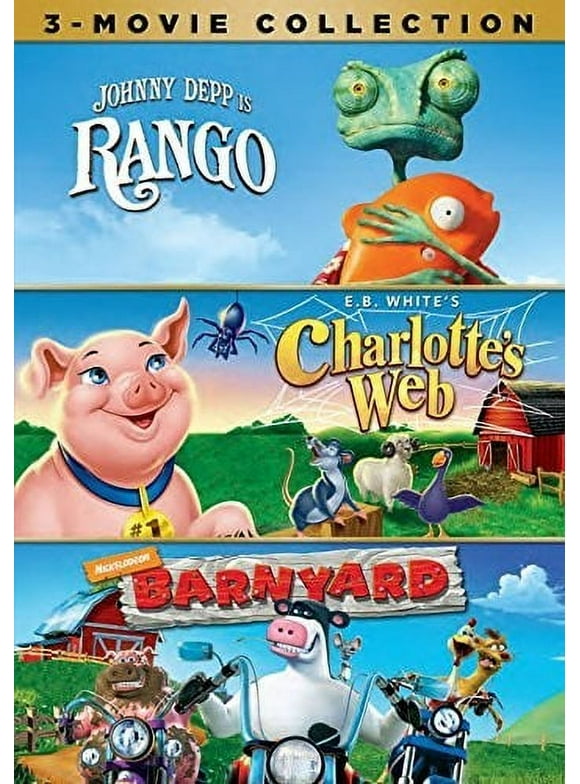 Charlottes Web / Barnyard / Rango (DVD), Paramount, Kids & Family