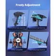 thumbnail image 4 of Racing Wheel Stand, Heavy-Duty Simulator Cockpit Steering Wheel Stand, Fit Logitech G25, G27, G29, G920, G923, Thrustmaster T300RS, TX F458, T500RS, T3PA-PRO (F1/GT) and CSR Pedals, 4 of 6