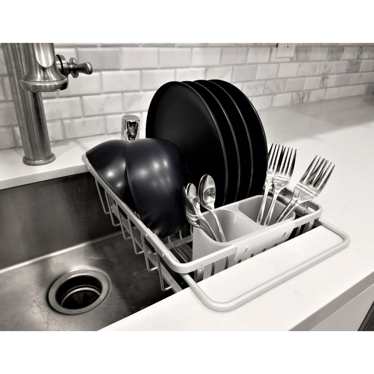 Over-the-sink Aluminum Dish Rack