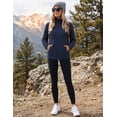thumbnail image 4 of Zeagoo Fleece Jacket for Women Long Sleeve Lightweight Full Zip Up Coat with Pockets Fall Outwear, 4 of 6