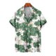 thumbnail image 3 of Camisas de verano con estampado de trébol de cuatro hojas para hombre y mujer, camisas casuales de manga corta con solapa, estilo hawaiano, para playa, estilo urbano, 3 of 5