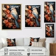thumbnail image 4 of Designart "Soft Hues Summon Bird Melody I" Animals Bird Floater Framed Canvas Prints, 4 of 5
