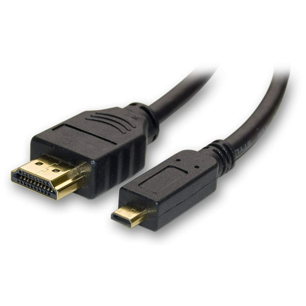 Micro HDMI (Type D) to HDMI (Type A) Cable For Walmart Kindle Fire HD 8