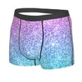 thumbnail image 2 of Balery Multicolor Glitter Men's Boxer Briefs, Soft and Breathable Cotton Underwear with nylon Waistband-Large, 2 of 9