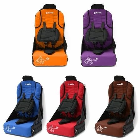 Booster Car Seat, Portable Foldable Children Kid Car Seat Toddler Convertible Booster (Best Portable Car Seat For Toddler)