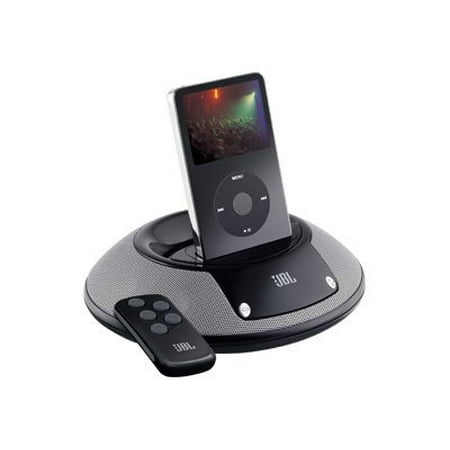 JBL On Stage II - Speaker dock - with Apple cradle - 12 Watt (total) - white, flint gray