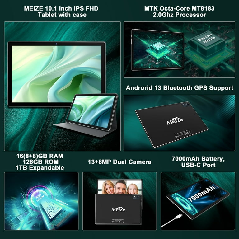 Android 14 タブレット 12GB RAM 128GB ROM Amazon.com : Tablet 10 inch 2025 Latest Android 14 Tablet