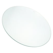 OUNONA Thick Tempered Glass Tabletop Thickened Round Glass Transparent Round Replacement for Hotel Home Office Coffee Table Dining Table