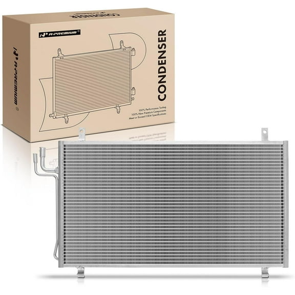 A-Premium Air Conditioning A/C Condenser Compatible with Pontiac Vibe 2003-2008 L4 1.8L
