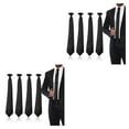 thumbnail image 4 of QualitChoice 2pcs Clip On Tie Pre-Knotted For Various Occasions Warm Gift 2Set, 4 of 6