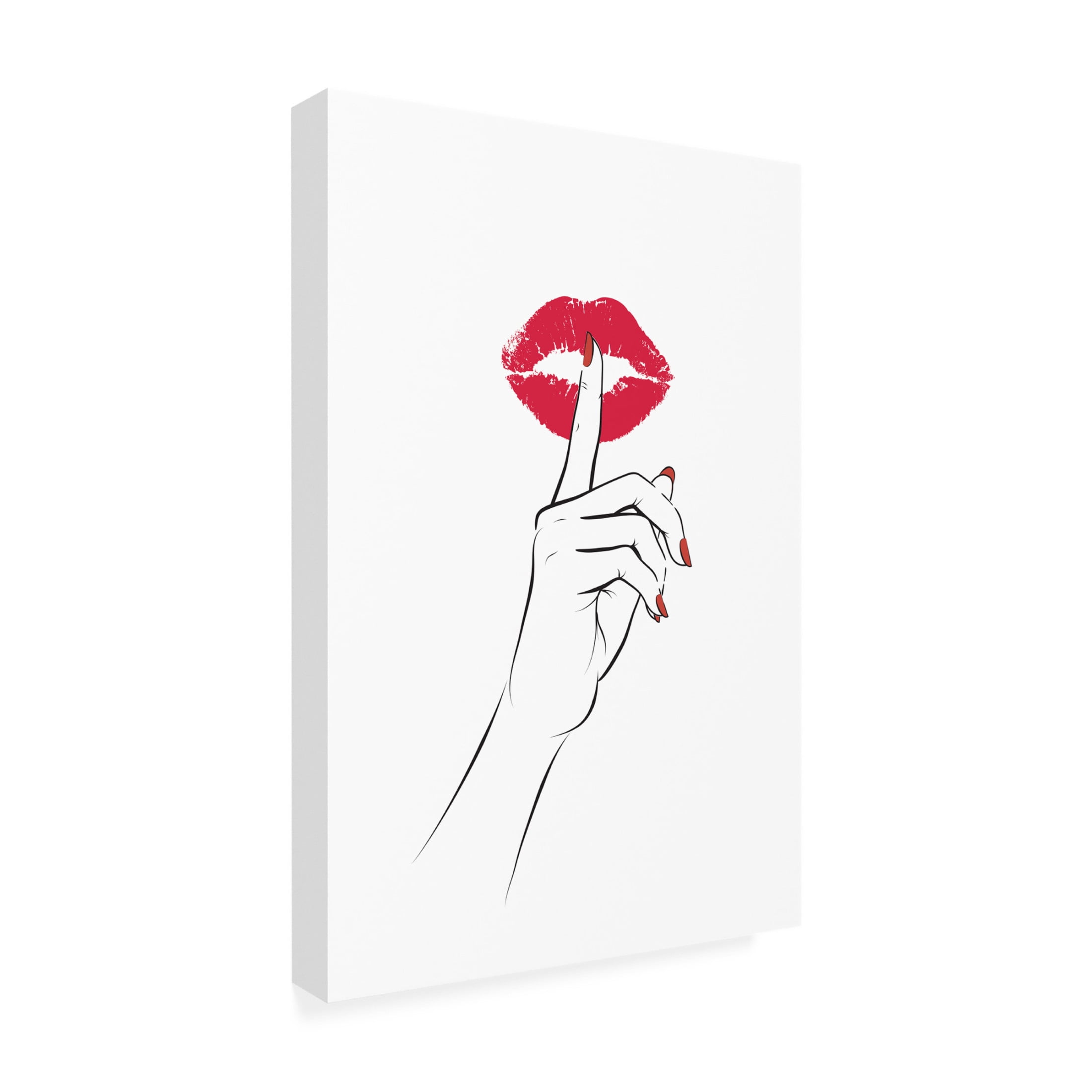 Trademark Fine Art Martina   Pssst Canvas Wall Art