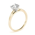thumbnail image 6 of JewelMore 0.5 Carat & 1 Carat Certified 14K Diamond Cathedral Solitaire Engagement Ring for women (I-J Color, I2-I3 Clarity), 6 of 13