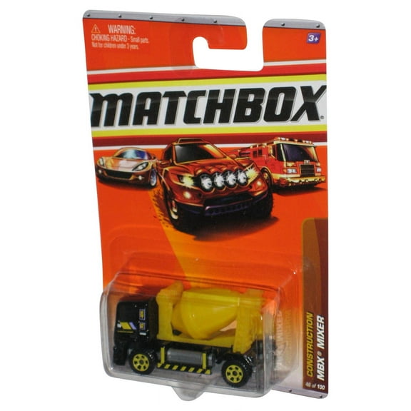 Matchbox Construction MBX Mixer (2009) Blue & Tellow Toy #46/100